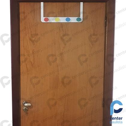 Imagem de Kit com 2 Cabide De Porta Cabideiro Mancebo 4 Pinos Roupas Toalhas Casacos Calças