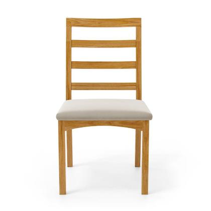Imagem de Kit Com 2 Cadeira Cecília Encosto E Pés De Madeira Maciça Assento Estofada Para Mesa De Jantar