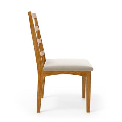 Imagem de Kit Com 2 Cadeira Cecília Encosto E Pés De Madeira Maciça Assento Estofada Para Mesa De Jantar