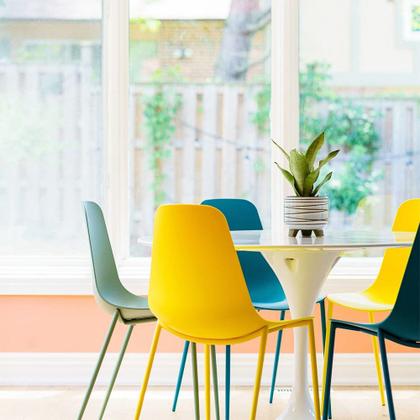 Imagem de Kit com 2 Cadeiras Miami Com Assento em Polipropileno e Base em Aço Pintado Fratini