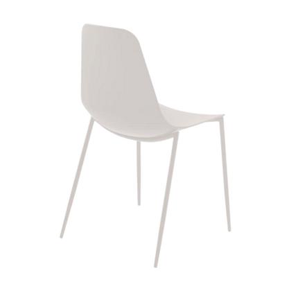 Imagem de Kit com 2 Cadeiras Miami Com Assento em Polipropileno e Base em Aço Pintado Fratini