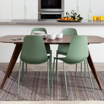 Imagem de Kit com 2 Cadeiras Miami Com Assento em Polipropileno e Base em Aço Pintado Fratini