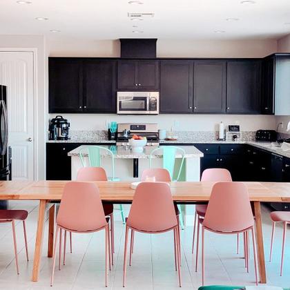 Imagem de Kit com 2 Cadeiras Miami Com Assento em Polipropileno e Base em Aço Pintado Fratini