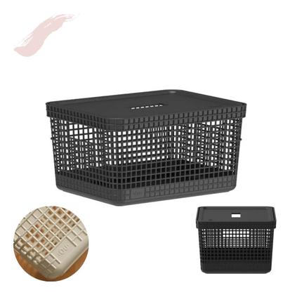 Imagem de Kit Com 2 Caixas Organizadoras Ou Grid 8 L E 20 L Com Tampa