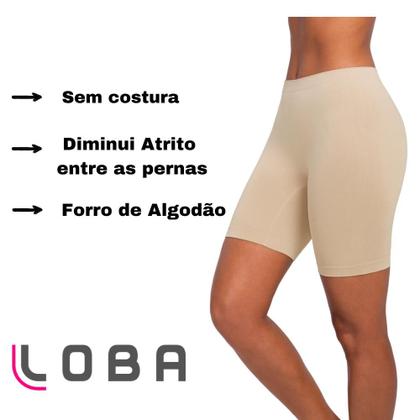 Imagem de Kit Com 2 Calcinha Shorts Lupo Sem Costura Segunda Pele Modeladora Microfibra Não Marca
