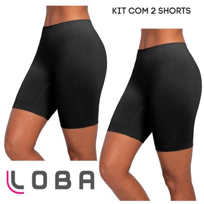 Imagem de Kit Com 2 Calcinha Shorts Lupo Sem Costura Segunda Pele Modeladora Microfibra Não Marca