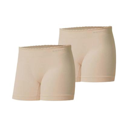 Imagem de Kit Com 2 Calcinhas Boxer Sem Costura Infantil Juvenil Selene Feminina