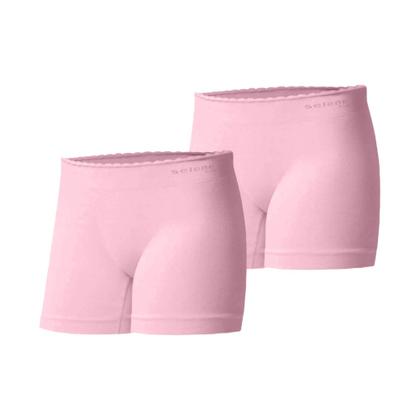 Imagem de Kit Com 2 Calcinhas Boxer Sem Costura Infantil Juvenil Selene Feminina
