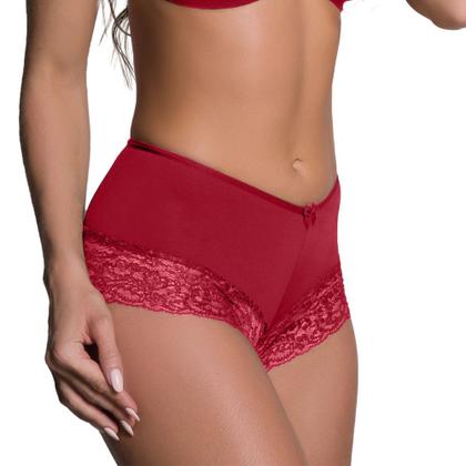 Imagem de Kit Com 2 Calcinhas Renda Feminina Selene Com Forro Confortável