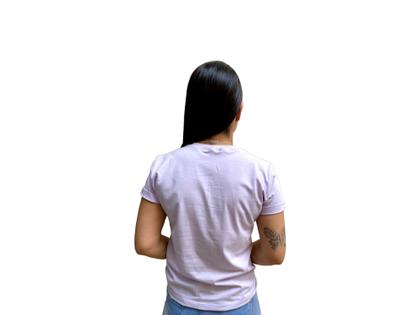 Imagem de Kit com 2 camisetas femininas tshirt básica 100 algodão