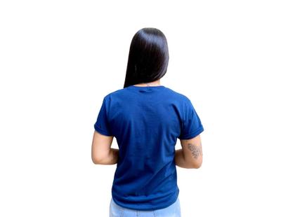 Imagem de Kit com 2 camisetas femininas tshirt básica 100 algodão