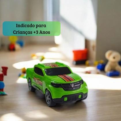 Imagem de Kit com 2 Carrinhos PickUp Caminhonete Infantil Cores Sortidas