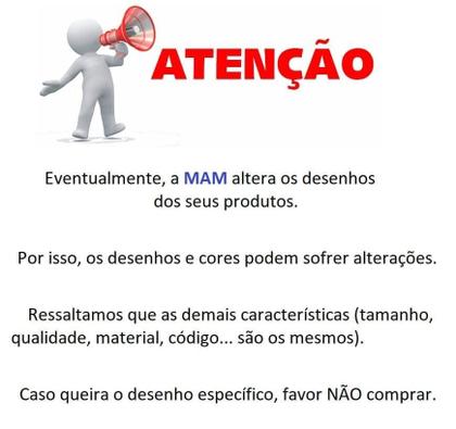 Imagem de Kit com 2 Chupetas Perfect Night MAM 0-6m Rosa + Estojo