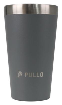 Imagem de Kit com 2 Copos Térmicos Pullo Fun 480ML Preto e Cinza