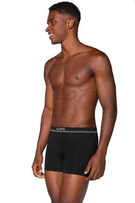 Imagem de Kit com 2 Cuecas Adulto Boxer Microfibra Cós Uni Faixa Lupo