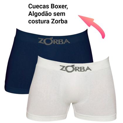 Imagem de Kit Com 2 Cuecas Boxer Algodão Sem Costura Zorba 781