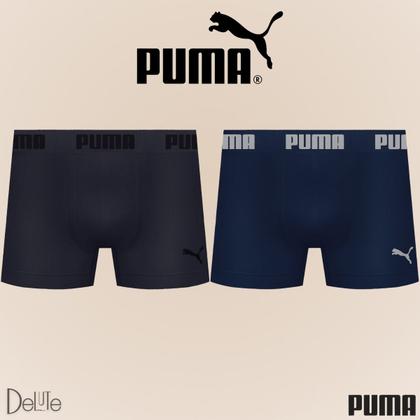 Imagem de Kit com 2 Cuecas Boxer Box Puma Sem Costura em Microfibra com Ajuste Perfeito Masculina Confortável