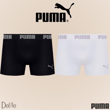 Imagem de Kit com 2 Cuecas Boxer Box Puma Sem Costura em Microfibra com Ajuste Perfeito Masculina Confortável