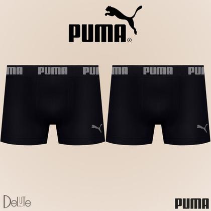 Imagem de Kit com 2 Cuecas Boxer Box Puma Sem Costura em Microfibra com Ajuste Perfeito Masculina Confortável