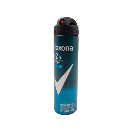 Imagem de Kit com 2 Desodorante Aerosol Spray Masculino Impacto Rexona Frescor Proteção Contra Odores 72h 150ml