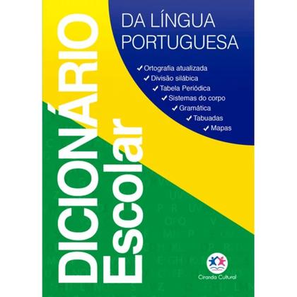 Imagem de Kit Com 2 Dicionários Escolares - Língua Portuguesa + Inglês/português -Grupo Magic