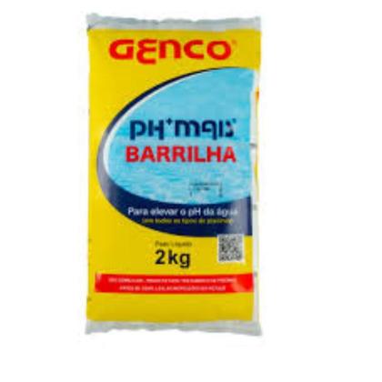 Imagem de Kit Com 2 Elevador De Ph Para Piscina Barrilha Ph Mais Genco