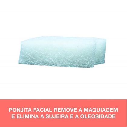 Imagem de Kit com 2 Esponja de Limpeza Facial Suave Ponjita