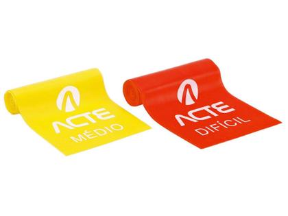 Imagem de Kit com 2 Faixas Elásticas Látex Band  - ACTE T13 - Acte Sports