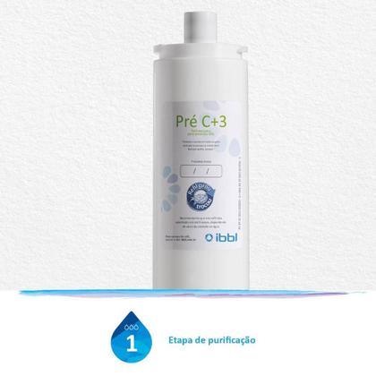 Imagem de Kit com 2 Filtros Refil Pré C+3 para Purificadores de Água IBBL (Original)