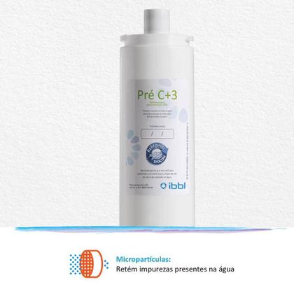 Imagem de Kit com 2 Filtros Refil Pré C+3 para Purificadores de Água IBBL (Original)