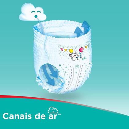 Imagem de Kit com 2 Fraldas Pampers Pants Ajuste Total G 36 Unidades