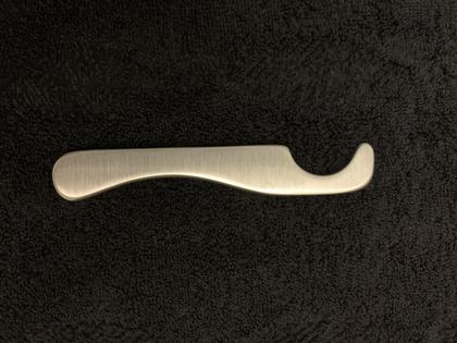 Imagem de Kit com 2 Instrumentos de Liberação Miofascial Iastm Meia Lua e Gancho em Inox