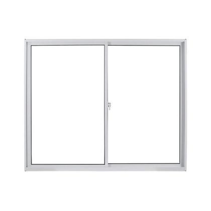 Imagem de Kit com 2 Janelas de Alumínio de Correr 100x150cm Vidro Liso Linha Soft MGM Branco