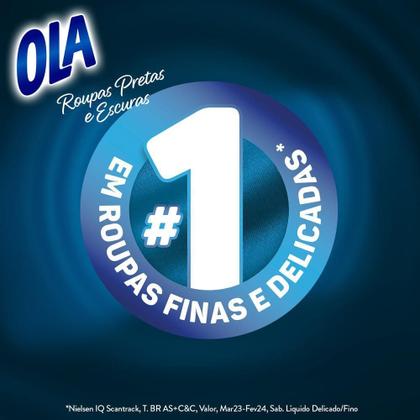 Imagem de Kit com 2 Lava Roupas Ola Roupas Pretas 1L Cada