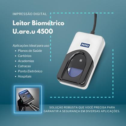 Imagem de Kit com 2 leitores biométricos digital persona hid u4500