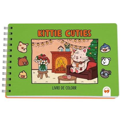 Imagem de Kit com 2 Livros de Colorir Kittie e Capi Cuties Capa Dura