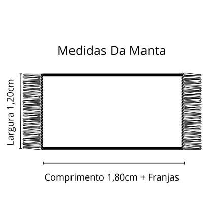 Imagem de Kit Com 2 Mantas Quadriculada Para Sofá E Camas Chocolate E Cru Xale 1,20X1,80 M