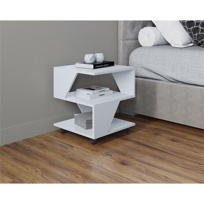 Imagem de Kit com 2 Mesa de Cabeceira Spin para Quarto Casal Poquema