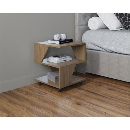 Imagem de Kit com 2 Mesa de Cabeceira Spin para Quarto Casal Poquema
