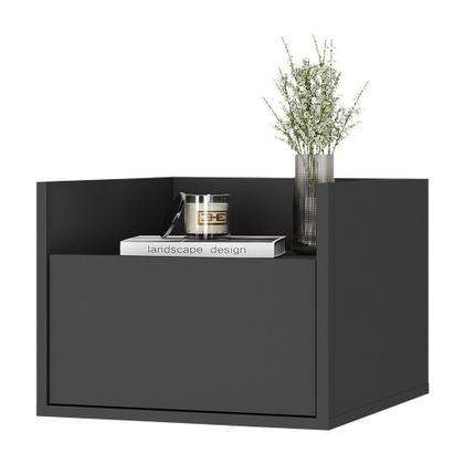 Imagem de Kit com 2 Mesas de Cabeceira 40cm Suspensa Multimóveis V4043