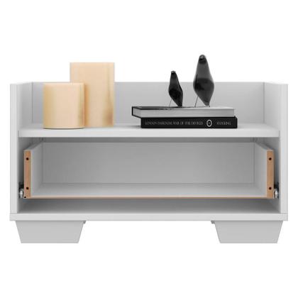 Imagem de Kit Com 2 Mesas De Cabeceira 60Cm Multimóveis V3634 Branco