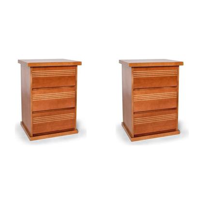 Imagem de Kit com 2 Mesas de Cabeceira Dubai - 100% Madeira