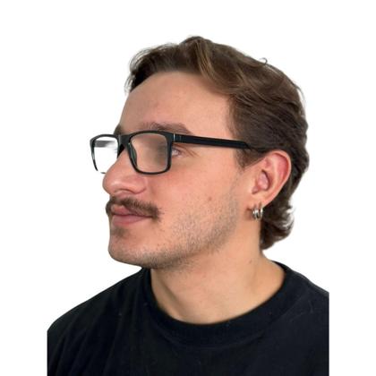Imagem de Kit com 2 Óculos de Grau para Leitura / Trabalho / Descanso Unissex - Cor Preto