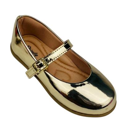 Imagem de Kit Com 2 Pares Sapatilha Infantil Menina Boneca Verniz Confortável SPT-001