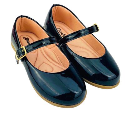 Imagem de Kit Com 2 Pares Sapatilha Infantil Menina Boneca Verniz Confortável SPT-001