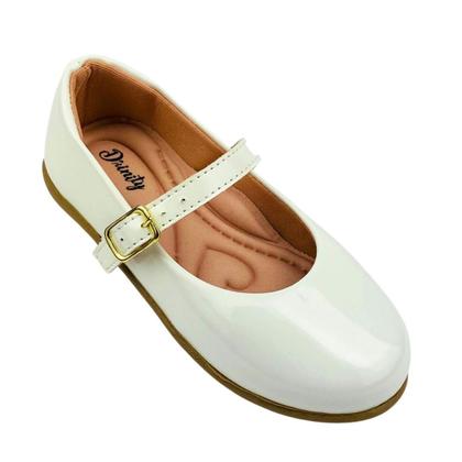 Imagem de Kit Com 2 Pares Sapatilha Infantil Menina Boneca Verniz Confortável SPT-001