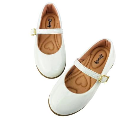 Imagem de Kit Com 2 Pares Sapatilha Infantil Menina Boneca Verniz Confortável SPT-001