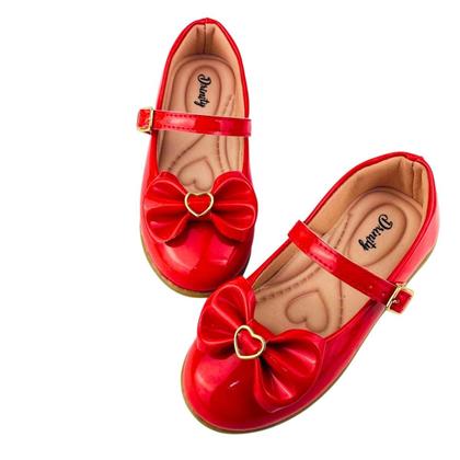 Imagem de Kit Com 2 Pares Sapatilha Infantil Menina Boneca Verniz Confortável SPT-500