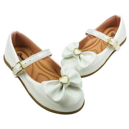 Imagem de Kit Com 2 Pares Sapatilha Infantil Menina Boneca Verniz Confortável SPT-500