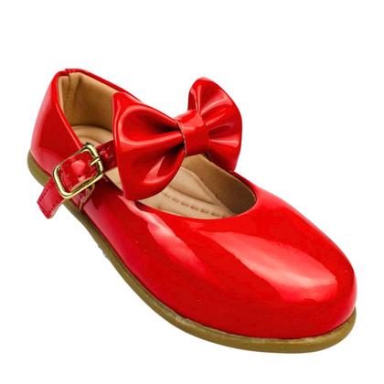 Imagem de Kit Com 2 Pares Sapatilha Infantil Menina Boneca Verniz Confortável SPT-505